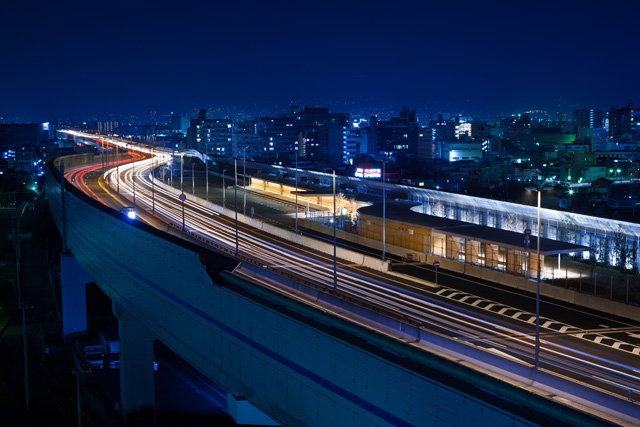 図１　高速道路を含む全景