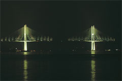 フォトギャラリー[長崎県]ヴィーナスウイング長崎女神大橋の照明